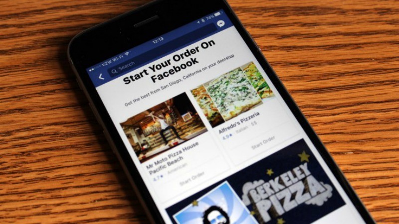 Con Facebook Order Food il pranzo arriva a casa