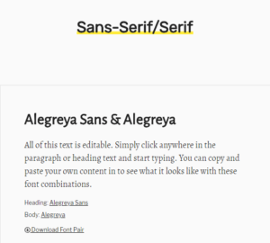 come scegliere il font in una landing page